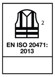 EN ISO 20471:2013 +A1:2016 Kl.2